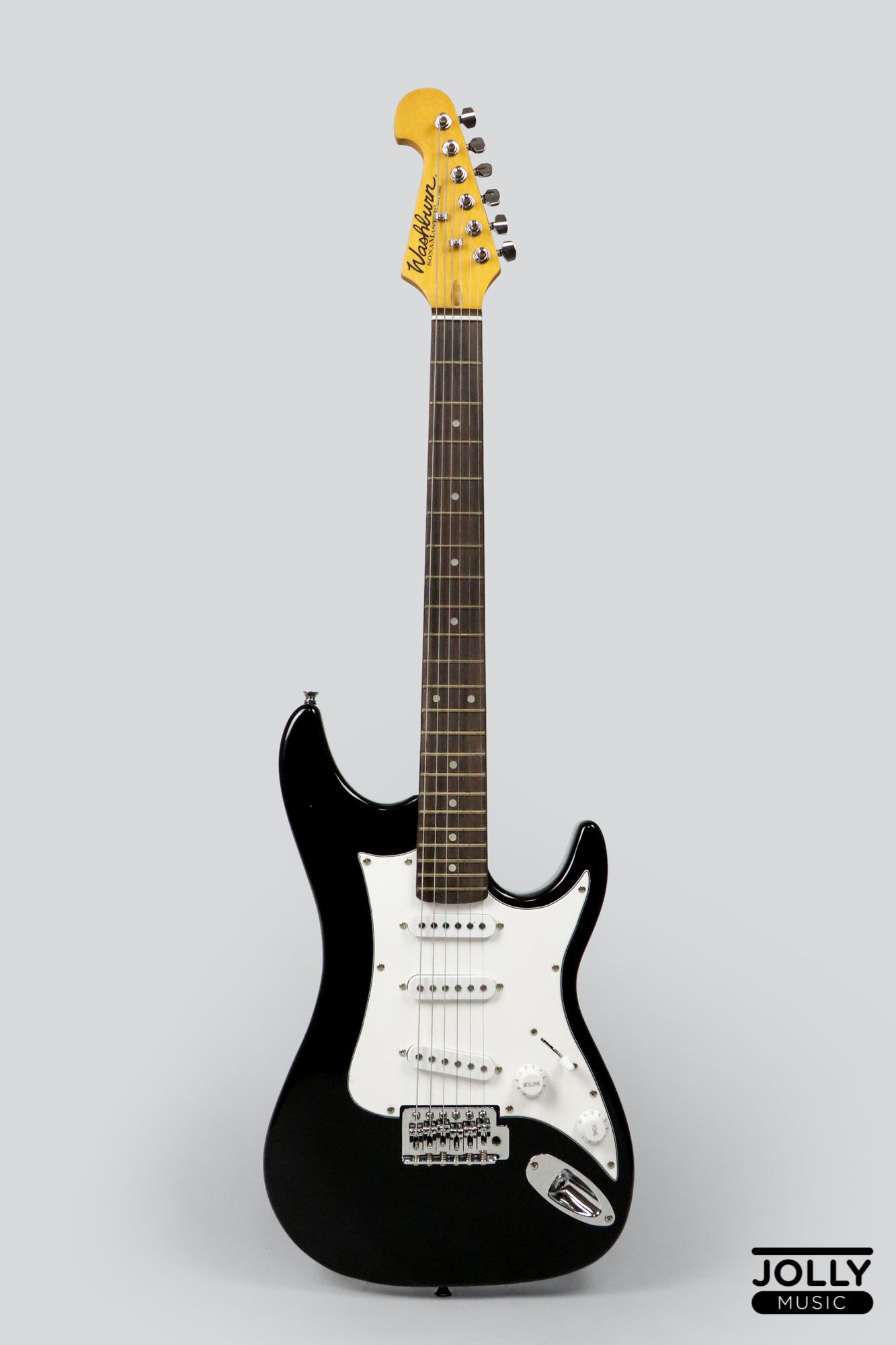 Washburn Sonamaster S1 SSS Electric Guitar Black with Gigbag