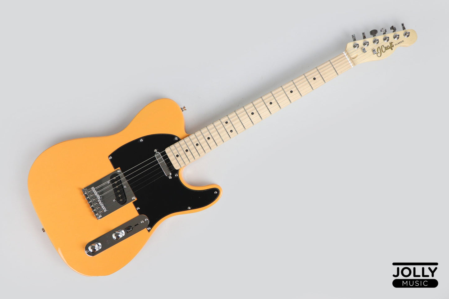 JCraft T-1 T-Style Electric Guitar with Gigbag - Honey