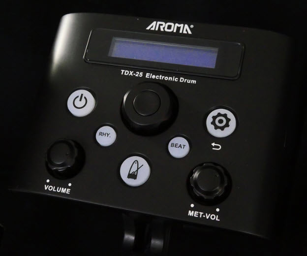 Aroma TDX-25S All-Mesh 5+4 Electronic Drums with Dual Zone Snare and Cymbals