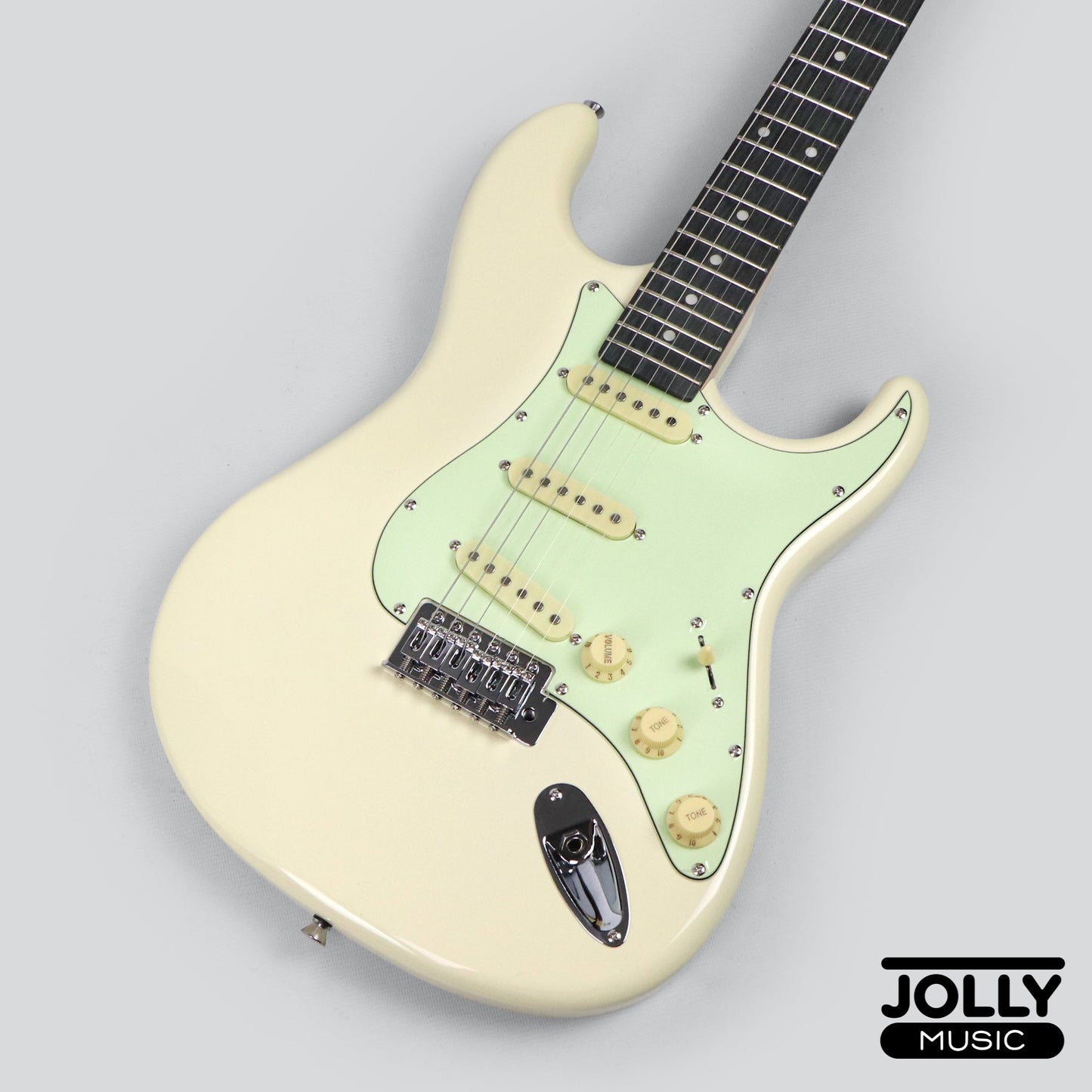 Tagima TG-500 S-Style Woodstock Series - Olympic White