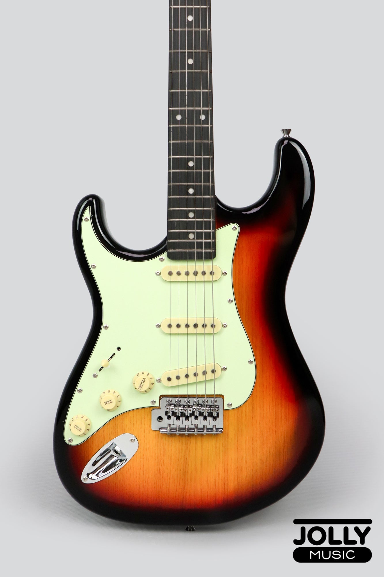 Tagima TG-500 S-Style Woodstock Series LEFT HAND - Sunburst – Jolly Music