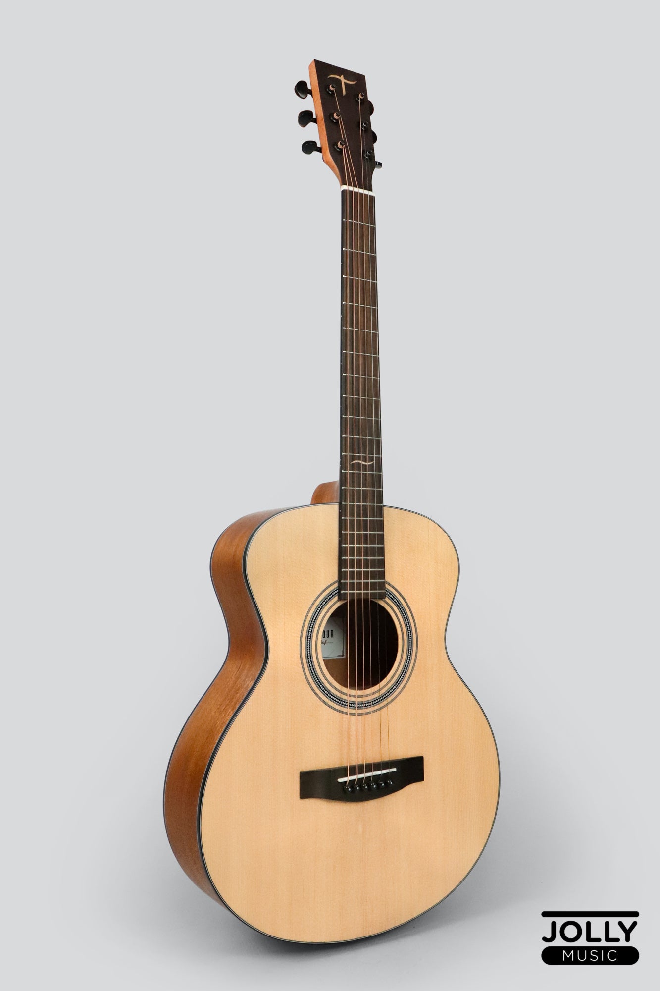 JCraft Troubadour TS-216 Solid Top Grand Symphony Acoustic Guitar with Gigbag