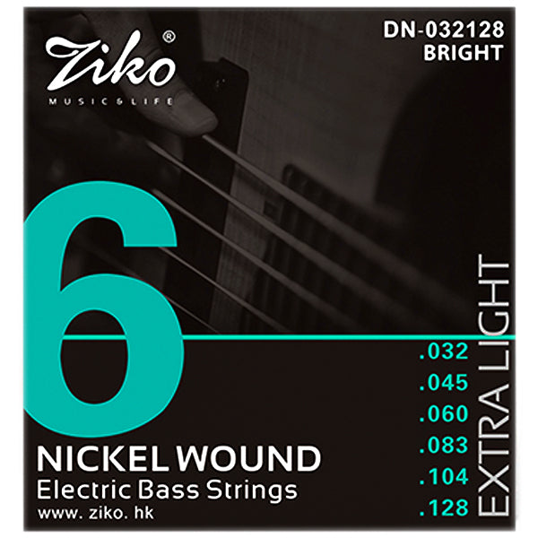 Ziko DN-045 Extra Light Special Nickel Bass Guitar 4, 5, 6 String Set