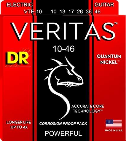 DR Veritas Extended Life Quantum Nickel Electric Guitar Standard Strings - GuitarPusher
