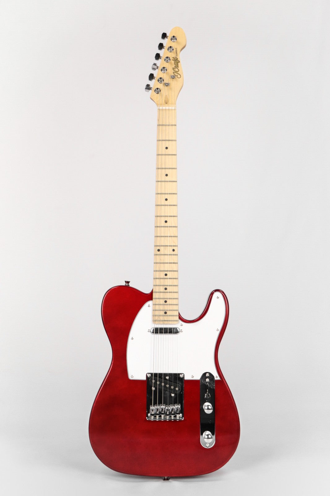 JCraft T-1 T-Style Electric Guitar with Gigbag - Metallic Red